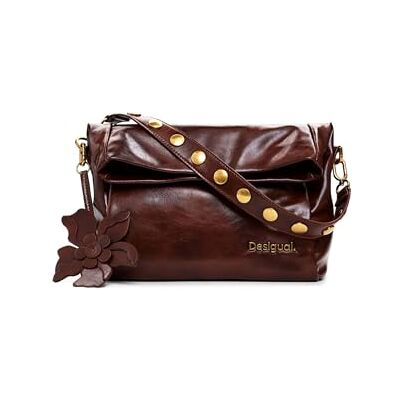 Desigual Reprise Choco Valenti, accessoires PU Across Body Bag dames, bruin S Desigual Reprise Choco Valenti, accessoires PU Across Body Bag dames, bruin S