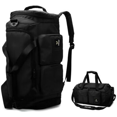 Balakaka Sporttas voor dames en heren, 35 l, 6-in-1 sporttas voor heren en nat vak, waterdicht, weekendtas voor sportboodschappen, zwart., L Balakaka Sporttas voor dames en heren, 35 l, 6-in-1 sporttas voor heren en nat vak, waterdicht, weekendtas voor sportboodschappen, zwart., L