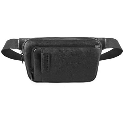 Piquadro Ca4829p15s/N, uniseks heuptas, zwart, Taglia Unica Piquadro Ca4829p15s/N, uniseks heuptas, zwart, Taglia Unica