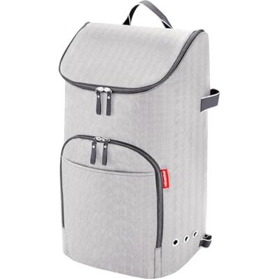 reisenthel Handbagage Citycruiser, Herringbone Grey, 34 x 60 x 24 cm, boodschappentas reisenthel Handbagage Citycruiser, Herringbone Grey, 34 x 60 x 24 cm, boodschappentas