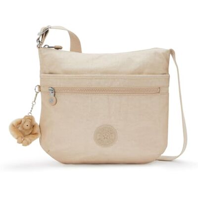 KIPLING KIPLING ARTO Crossbody Bags voor dames (1 stuk), Sparkled Beige, Eén maat, ARTO KIPLING KIPLING ARTO Crossbody Bags voor dames (1 stuk), Sparkled Beige, Eén maat, ARTO