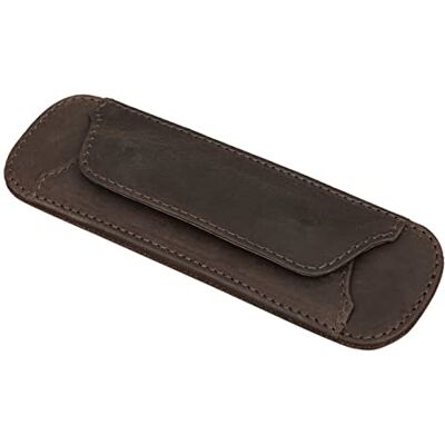 STILORD 'Neo' afneembare schouderriem van leer met drukknopen voor schouderriem, vintage, gevoerde riem, gevoerde schoudertas, Bruin Donker bleek, koffer STILORD 'Neo' afneembare schouderriem van leer met drukknopen voor schouderriem, vintage, gevoerde riem, gevoerde schoudertas, Bruin Donker bleek, koffer