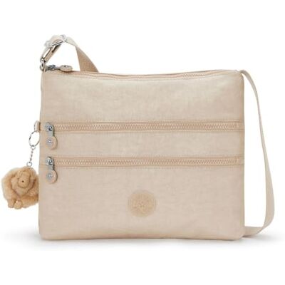 KIPLING KIPLING ALVAR Crossbody Bags voor dames (1 stuk), Sparkled Beige, Eén maat, ALVAR KIPLING KIPLING ALVAR Crossbody Bags voor dames (1 stuk), Sparkled Beige, Eén maat, ALVAR