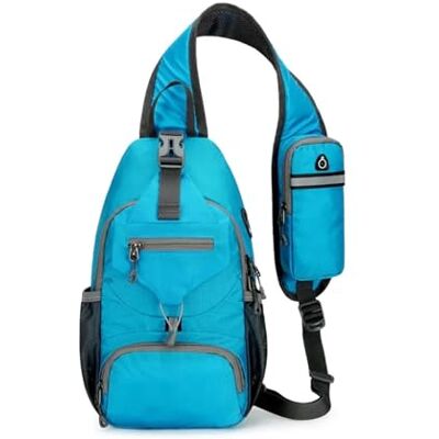 KJBDQQH Sac de poitrine de sport antivol étanche à bandoulière Sling Poitrine Crossbody Sac à dos Sac à dos Vélo Sport Bagage à main Sac de weekend, bleu (lake blue), Einheitsgröße KJBDQQH Sac de poitrine de sport antivol étanche à bandoulière Sling Poitrine Crossbody Sac à dos Sac à dos Vélo Sport Bagage à main Sac de weekend, bleu (lake blue), Einheitsgröße