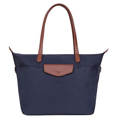 Hexagona Schoudertas Geschikt voor A4 en mobiele telefoon Voor dames Popcollectie Marineblauw Elegant Hexagona Schoudertas Geschikt voor A4 en mobiele telefoon Voor dames Popcollectie Marineblauw Elegant