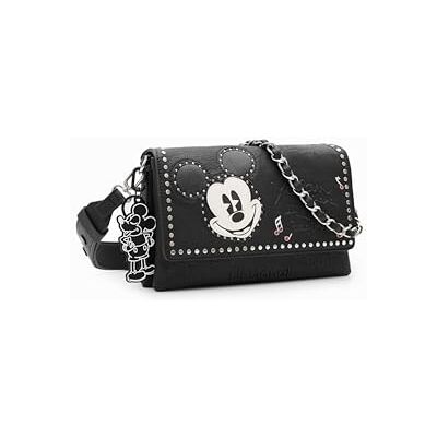 Desigual BAG_MICKEY ROCK DORTMUND ACCESSOIRES PU Schoudertas, Zwart, Taglia Unica Eén maat Desigual BAG_MICKEY ROCK DORTMUND ACCESSOIRES PU Schoudertas, Zwart, Taglia Unica Eén maat