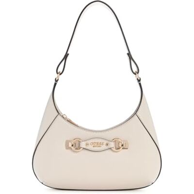 GUESS Mimina Top Zip Schoudertas Dames Schoudertas (1 stuk), Steen, Eén maat, Mimina schoudertas met ritssluiting GUESS Mimina Top Zip Schoudertas Dames Schoudertas (1 stuk), Steen, Eén maat, Mimina schoudertas met ritssluiting