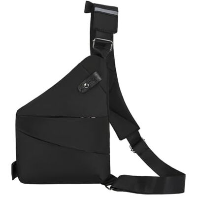 Bessy shop Schoudertas, borsttas, waterdicht, meerdere zakken, casual, boodschappentas, reisrugzak, tas, mobiele telefoon, sling bag, schoudertas voor dames en heren Bessy shop Schoudertas, borsttas, waterdicht, meerdere zakken, casual, boodschappentas, reisrugzak, tas, mobiele telefoon, sling bag, schoudertas voor dames en heren
