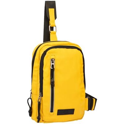 camel active Explore Sling Bag Handtas voor heren, geel, 5 l, geel, M, klassiek, Geel., klassiek camel active Explore Sling Bag Handtas voor heren, geel, 5 l, geel, M, klassiek, Geel., klassiek