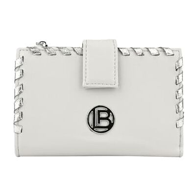 Laura Biagiotti Damesportemonnee van PU-leer met geschenkdoos, Fijn cement 72 Warley, Modern Laura Biagiotti Damesportemonnee van PU-leer met geschenkdoos, Fijn cement 72 Warley, Modern