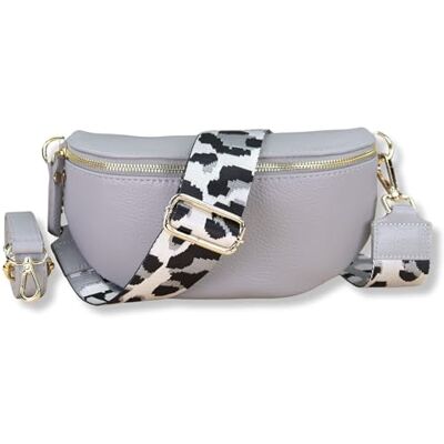 Blade Gouden heuptas voor dames van echt leer, elegante heuptas voor dames met 2 brede, afneembare en verstelbare leren riemen, schoudertas voor dames, hoogwaardige heuptas, Grijs Goud 4, Heuptas Blade Gouden heuptas voor dames van echt leer, elegante heuptas voor dames met 2 brede, afneembare en verstelbare leren riemen, schoudertas voor dames, hoogwaardige heuptas, Grijs Goud 4, Heuptas