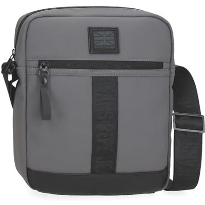 Pepe Jeans Hoxton Bagage Messenger Bag voor heren, grijs., Eén maat, Schouderriem voor tablethouder Pepe Jeans Hoxton Bagage Messenger Bag voor heren, grijs., Eén maat, Schouderriem voor tablethouder