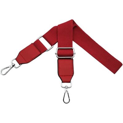 Omxyinma Verstelbare schouderriem voor dameshandtas, schouderriem, vervangende schouderriem met leer, breedte 3,8 cm, met zilveren karabijnhaken voor tassen, heuptas, accessoires, Q2, Rood, 80-130 cm 80-130cm Omxyinma Verstelbare schouderriem voor dameshandtas, schouderriem, vervangende schouderriem met leer, breedte 3,8 cm, met zilveren karabijnhaken voor tassen, heuptas, accessoires, Q2, Rood, 80-130 cm 80-130cm