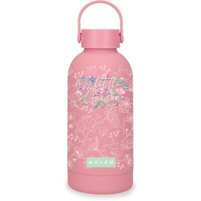 MOVOM Enjoy Roestvrijstalen fles, roze, 6,5 x 18,5 x 6,5 cm, roestvrij staal, roze, Talla única, roestvrijstalen fles MOVOM Enjoy Roestvrijstalen fles, roze, 6,5 x 18,5 x 6,5 cm, roestvrij staal, roze, Talla única, roestvrijstalen fles