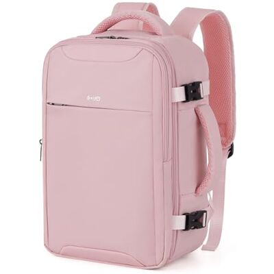 Coolife Ryanair Handbagage, 40 x 30 x 20 cm, reisrugzak, 24 l, met laptopvak van 15,6 inch, lichte handbagage voor zakenreizen en kort verblijf, Roze, Ryan Airlines Bag Reistas voor vliegtuigen Coolife Ryanair Handbagage, 40 x 30 x 20 cm, reisrugzak, 24 l, met laptopvak van 15,6 inch, lichte handbagage voor zakenreizen en kort verblijf, Roze, Ryan Airlines Bag Reistas voor vliegtuigen