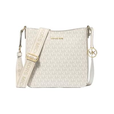 Michael Kors Jet Set Kleine schoudertas met handtekening reislogo, kleur vanille S Michael Kors Jet Set Kleine schoudertas met handtekening reislogo, kleur vanille S