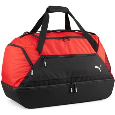 Puma teamGOAL Teambag M BC (Boot Compartment), uniseks sporttas voor volwassenen, Red- Black, OSFA - Puma teamGOAL Teambag M BC (Boot Compartment), uniseks sporttas voor volwassenen, Red- Black, OSFA -