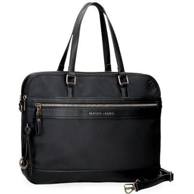 Pepe Jeans Morgan Bagage messenger bag dames, zwart., laptoptas Pepe Jeans Morgan Bagage messenger bag dames, zwart., laptoptas