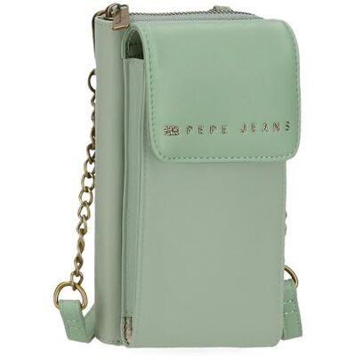 Pepe Jeans Morgan Bagage messenger bag dames, Groen, Eén maat, Crossbody portemonnee Pepe Jeans Morgan Bagage messenger bag dames, Groen, Eén maat, Crossbody portemonnee