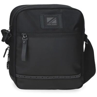 Pepe Jeans Stratford Bagage Messenger Bag voor heren, zwart., Schoudertas voor tablet Pepe Jeans Stratford Bagage Messenger Bag voor heren, zwart., Schoudertas voor tablet