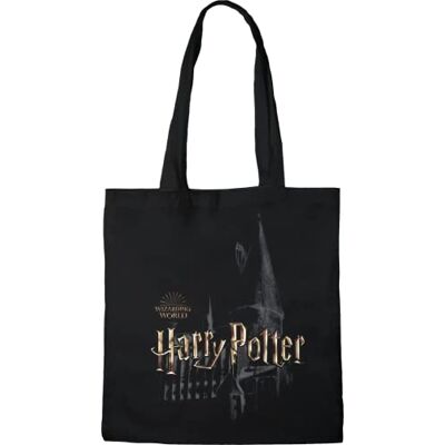 Harry Potter Dode Bag Hogwarts', referentienummer: BWHAPOMBB011, zwart, 38 x 42 cm, zwart, Eén maat, zwart., Taille unique, Utility Harry Potter Dode Bag Hogwarts', referentienummer: BWHAPOMBB011, zwart, 38 x 42 cm, zwart, Eén maat, zwart., Taille unique, Utility