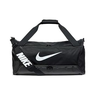 Nike DH7710-010 NK BRSLA M Duff 9,5 (60 l) sportrugzak uniseks volwassenen zwart/zwart/wit, maat 1 maat Nike DH7710-010 NK BRSLA M Duff 9,5 (60 l) sportrugzak uniseks volwassenen zwart/zwart/wit, maat 1 maat