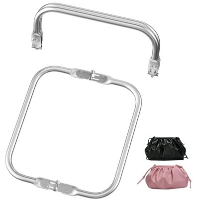 Maxentico 2 stuks U-frame haakzaksluiting, handgrepen voor haaktassen, veersluitingen voor tassen, klik clac voor tassen, frame aluminium tas handvat, clutch clasp tas Maxentico 2 stuks U-frame haakzaksluiting, handgrepen voor haaktassen, veersluitingen voor tassen, klik clac voor tassen, frame aluminium tas handvat, clutch clasp tas