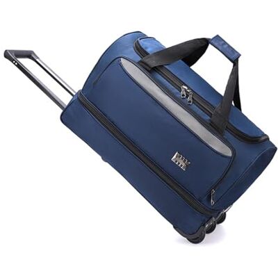 KJHYYPP Sac à roulettes extensible, sac de bagage à main, sac à roulettes, imperméable, pour ordinateur portable, noir, pour homme et femme (bleu) KJHYYPP Sac à roulettes extensible, sac de bagage à main, sac à roulettes, imperméable, pour ordinateur portable, noir, pour homme et femme (bleu)