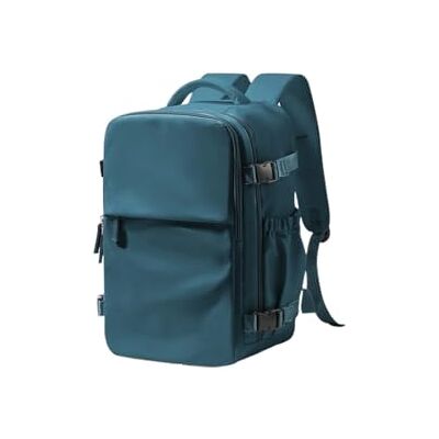 CNYUON Sac à dos de voyage en avion, bagage à main pour homme et femme, sacs pour ordinateur portable de 15,6", bleu, One Size, Classique CNYUON Sac à dos de voyage en avion, bagage à main pour homme et femme, sacs pour ordinateur portable de 15,6", bleu, One Size, Classique
