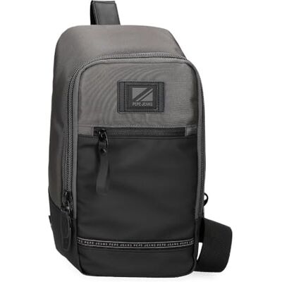 Pepe Jeans Stratford Bagage Messenger Bag voor heren, grijs., Gekruiste schouderriem Pepe Jeans Stratford Bagage Messenger Bag voor heren, grijs., Gekruiste schouderriem