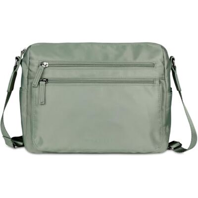 bugatti Mare 1.0 Schoudertas voor dames, lichte tas met verstelbare riem, Olijf bugatti Mare 1.0 Schoudertas voor dames, lichte tas met verstelbare riem, Olijf