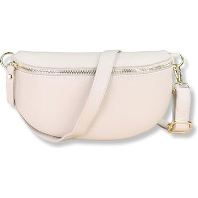 Blade Gouden heuptas voor dames van echt leer, elegante heuptas voor dames met 2 brede, afneembare en verstelbare leren riemen, schoudertas voor dames, hoogwaardige heuptas, Gouden crème 1, Heuptas Blade Gouden heuptas voor dames van echt leer, elegante heuptas voor dames met 2 brede, afneembare en verstelbare leren riemen, schoudertas voor dames, hoogwaardige heuptas, Gouden crème 1, Heuptas