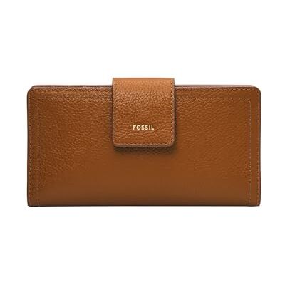 Fossil Logan clutch voor dames, bruin, bruin S Fossil Logan clutch voor dames, bruin, bruin S
