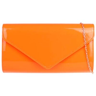 Girly Handbags Vrouwen Plaine Glanzende koppelingstas Girly Handbags Vrouwen Plaine Glanzende koppelingstas