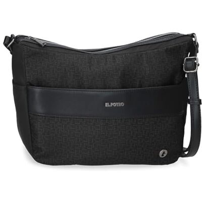 El Potro Luna Bagage messenger bag dames, zwart., Eén maat, Schoudertas El Potro Luna Bagage messenger bag dames, zwart., Eén maat, Schoudertas