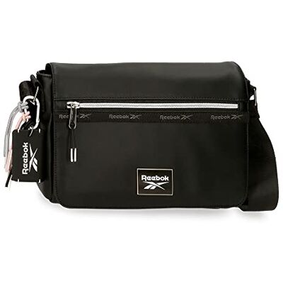 Reebok Bagage Messenger Bag voor dames, zwart., Draagbare schouderriem Reebok Bagage Messenger Bag voor dames, zwart., Draagbare schouderriem