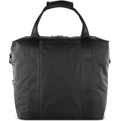 bugatti Elia Boodschappentas voor heren, nylon, opvouwbare tas met tabletvak, zwart. bugatti Elia Boodschappentas voor heren, nylon, opvouwbare tas met tabletvak, zwart.
