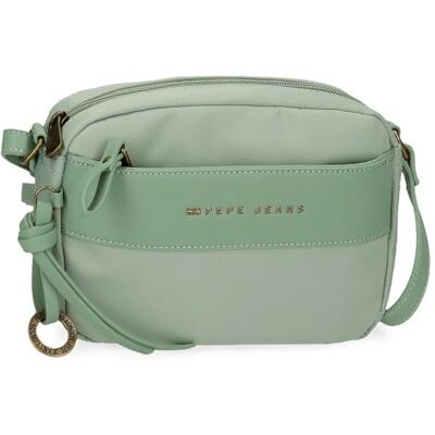 Pepe Jeans Morgan Bagage Messenger Bag voor dames, Groen, Eén maat, Schoudertas Pepe Jeans Morgan Bagage Messenger Bag voor dames, Groen, Eén maat, Schoudertas