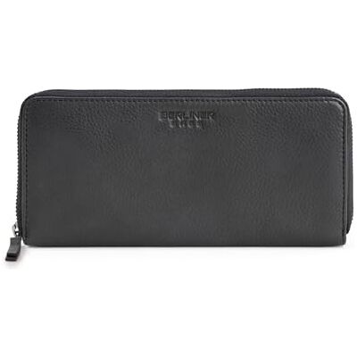 Berliner Bags Palma damesportemonnee van hoogwaardig leer met RFID-bescherming, zwart., Minimalistisch Portefeuille femme en cuir, protection RFID certifiée TÜV, grand format avec compartiments et boîte cadeau Berliner Bags Palma damesportemonnee van hoogwaardig leer met RFID-bescherming, zwart., Minimalistisch Portefeuille femme en cuir, protection RFID certifiée TÜV, grand format avec compartiments et boîte cadeau