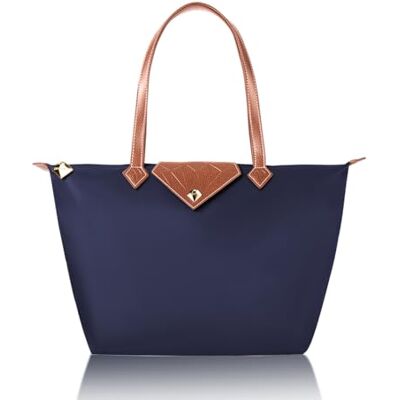 BOJLY Dameshandtas, schoudertas, dameshandtassen, diamanttas, nylon tas, dames, winkelen, opvouwbaar, strandtas, waterdicht, donkerpaars BOJLY Dameshandtas, schoudertas, dameshandtassen, diamanttas, nylon tas, dames, winkelen, opvouwbaar, strandtas, waterdicht, donkerpaars