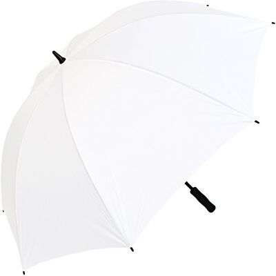 iX-brella Full-Fiber XXL golfparaplu 130 cm lichtgewicht stormbestendig met zachte handgreep, Weiss, XXL golfparaplu iX-brella Full-Fiber XXL golfparaplu 130 cm lichtgewicht stormbestendig met zachte handgreep, Weiss, XXL golfparaplu