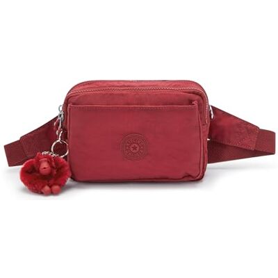 Kipling ABANU MULTI, kleine schoudertas om te zetten in een heuptas (met afneembare schouderbanden), 8 x 80 x 38 cm, funky red (rood) Eén maat Kipling ABANU MULTI, kleine schoudertas om te zetten in een heuptas (met afneembare schouderbanden), 8 x 80 x 38 cm, funky red (rood) Eén maat