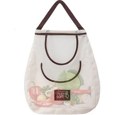 gooch Boodschappentas van gaas om op te hangen, fruittas om op te hangen, opbergtas, netstof, uienzak, groentetas, opbergtas voor keuken, huis, camper, L gooch Boodschappentas van gaas om op te hangen, fruittas om op te hangen, opbergtas, netstof, uienzak, groentetas, opbergtas voor keuken, huis, camper, L