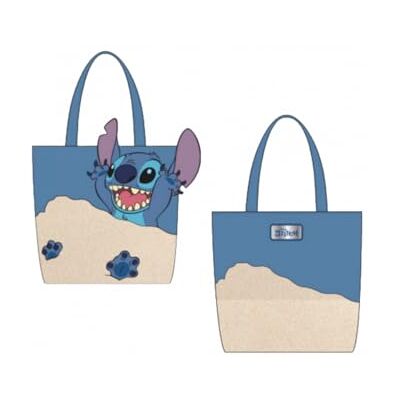 Disney Lilo & Stitch Beach Day Stitch Novelty Tote Bag, kl-blauw, Kl-Blauw Disney Lilo & Stitch Beach Day Stitch Novelty Tote Bag, kl-blauw, Kl-Blauw