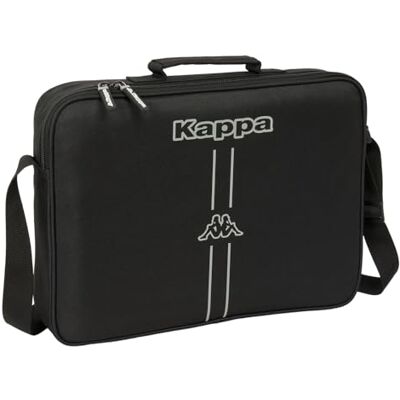 safta KAPPA Dark Extra schoolportemonnee, schoudertas, comfortabel en veelzijdig, kwaliteit en duurzaamheid, 38 x 6 x 28 cm, zwart, M, casual safta KAPPA Dark Extra schoolportemonnee, schoudertas, comfortabel en veelzijdig, kwaliteit en duurzaamheid, 38 x 6 x 28 cm, zwart, M, casual