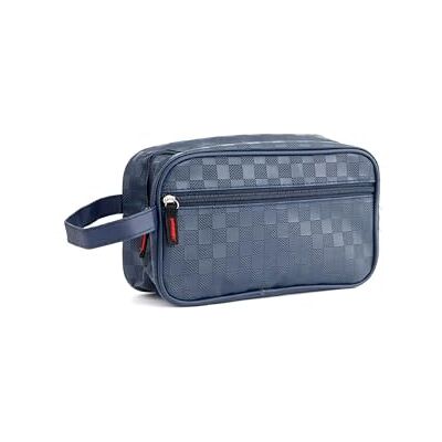 JOPHY & CO. Herentas van leer, reistas, kleine handtas met riem, Blauw vierkant, klassiek JOPHY & CO. Herentas van leer, reistas, kleine handtas met riem, Blauw vierkant, klassiek
