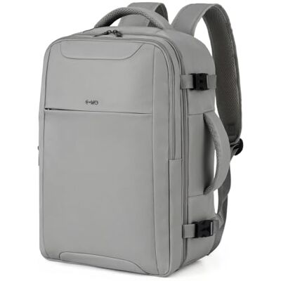 Coolife Ryanair Handbagage, 40 x 30 x 20 cm, reisrugzak, 24 l, met laptopvak van 15,6 inch, lichte handbagage voor zakenreizen en kort verblijf, grijs., Ryan Airlines Bag Reistas voor vliegtuigen Coolife Ryanair Handbagage, 40 x 30 x 20 cm, reisrugzak, 24 l, met laptopvak van 15,6 inch, lichte handbagage voor zakenreizen en kort verblijf, grijs., Ryan Airlines Bag Reistas voor vliegtuigen