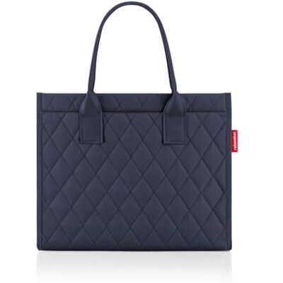 reisenthel Daily shopper Moderne en rechte boodschappentas voor elke gelegenheid praktische handtas, groot genoeg voor je boodschappen en dagelijkse voorwerpen, Rhombus Midnight, eenheidsmaat, reisenthel Daily shopper Moderne en rechte boodschappentas voor elke gelegenheid praktische handtas, groot genoeg voor je boodschappen en dagelijkse voorwerpen, Rhombus Midnight, eenheidsmaat,