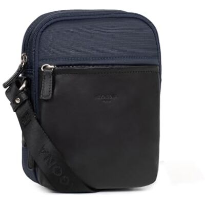 Hexagona Voyage Paris Herentas Reiscollectie Zwart Nylon 1 Verstelbare Schouderriem Koffer Schooltas Schoudertas Heren handtas, Navy Blauw, informeel Hexagona Voyage Paris Herentas Reiscollectie Zwart Nylon 1 Verstelbare Schouderriem Koffer Schooltas Schoudertas Heren handtas, Navy Blauw, informeel