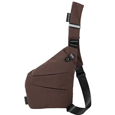 Ovecat Anti-diefstal schoudertas, uniseks, bruin 12.2 x 7.5 x 6.7 x 10.7 inches Ovecat Anti-diefstal schoudertas, uniseks, bruin 12.2 x 7.5 x 6.7 x 10.7 inches